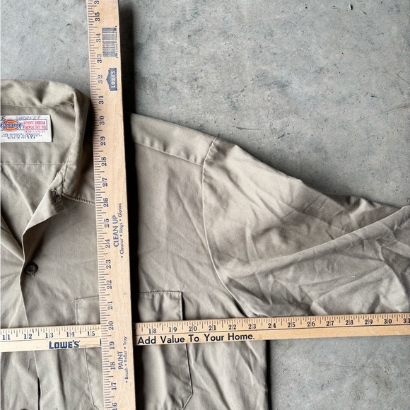 Vintage 80s Dickies Workwear Button Up | Size XL - Picture 4 of 4